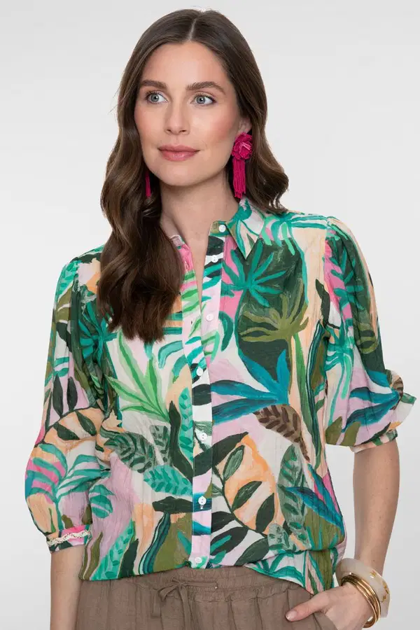 Geisha Blouse 63450-20 Groen 1