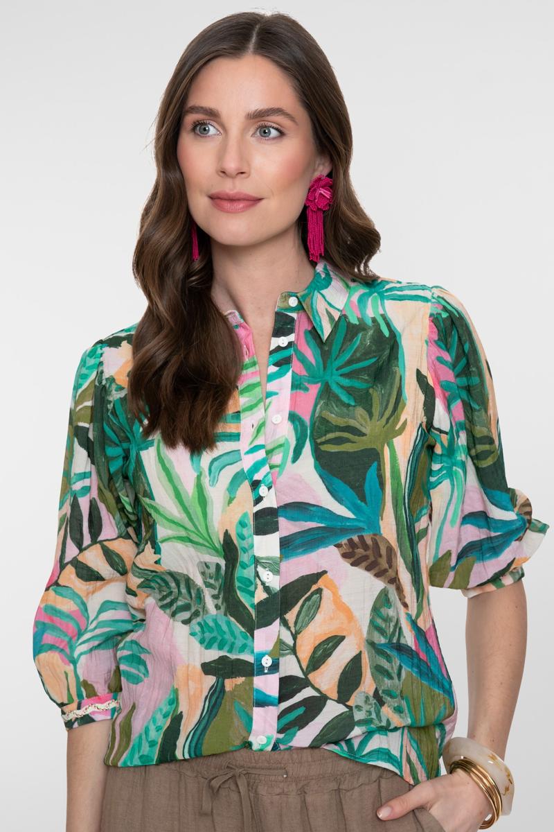 Geisha Blouse 63450-20 Groen 1