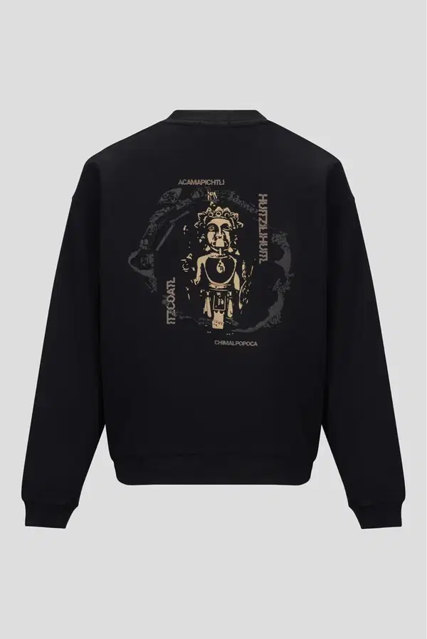 Zorro Azteca Sweater Tlatoani Zwart 1