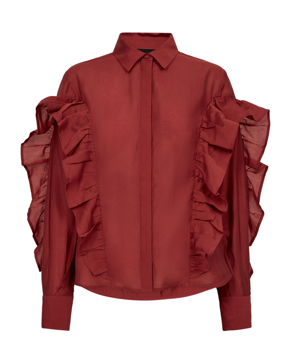 Copenhagen Muse Blouse Molly Rood 1