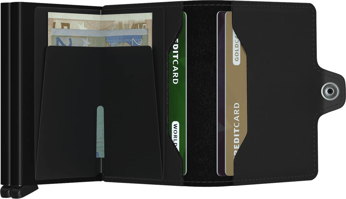 Secrid Twinwallet Matte Black Zwart 3