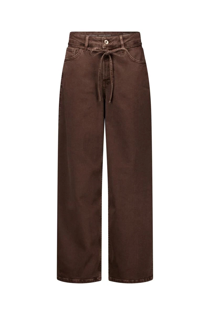 Studio Anneloes Jeans Babet denim trous Bruin 1