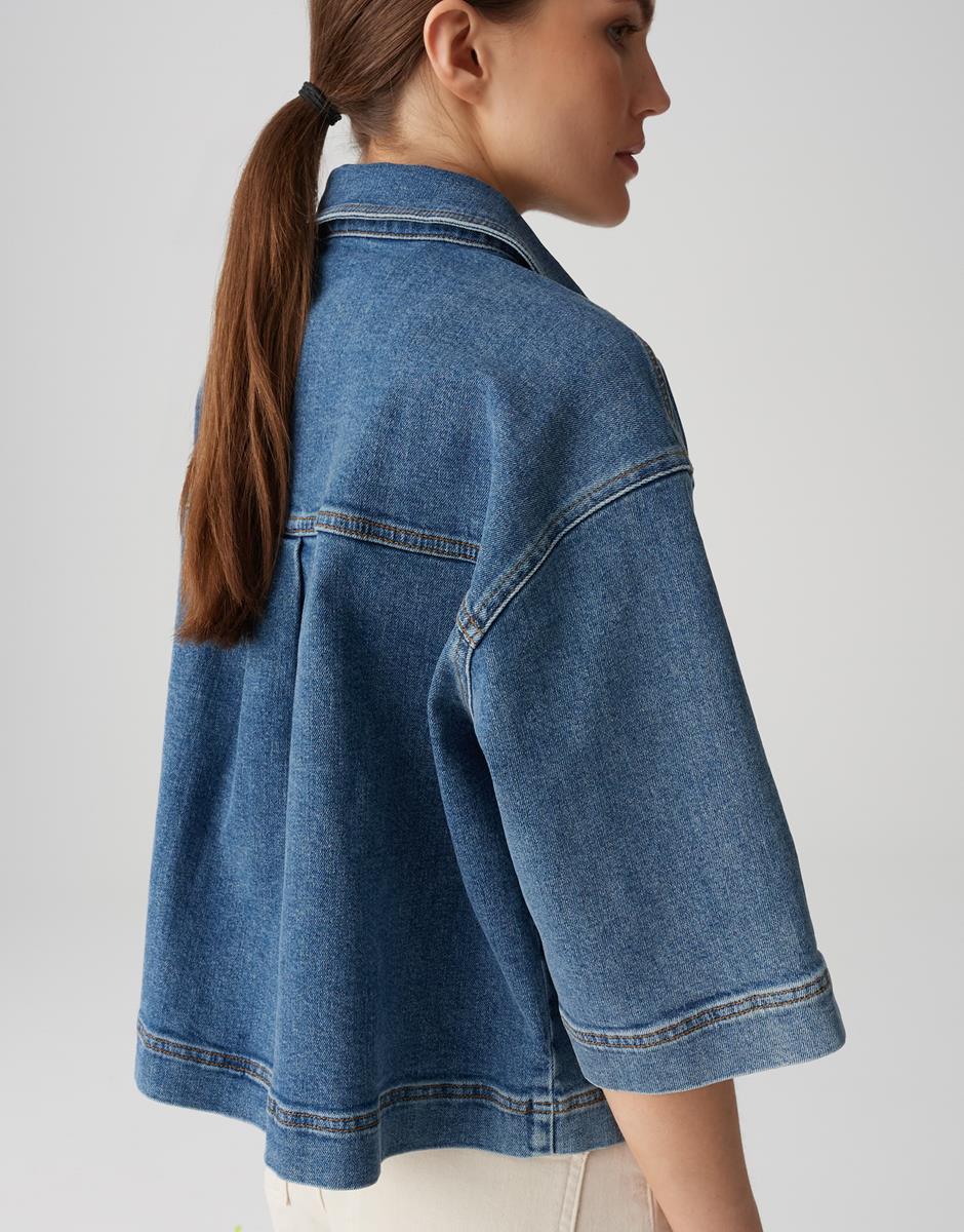 OPUS Blouse Femse Blauw 3