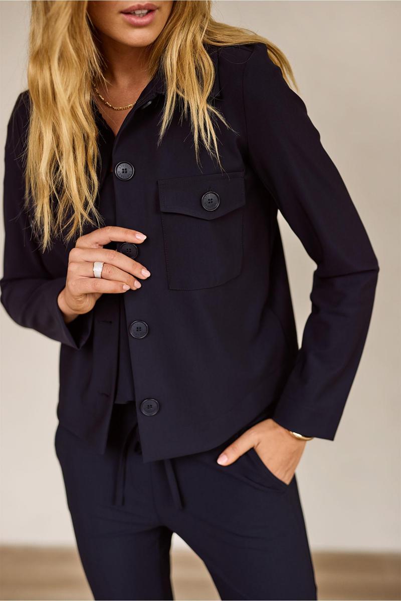 Studio Anneloes Blazer Claire Bonded Blauw 6