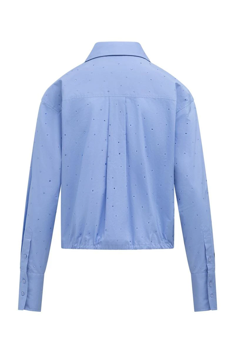 Label DOT Blouse 2621029 Blauw 2