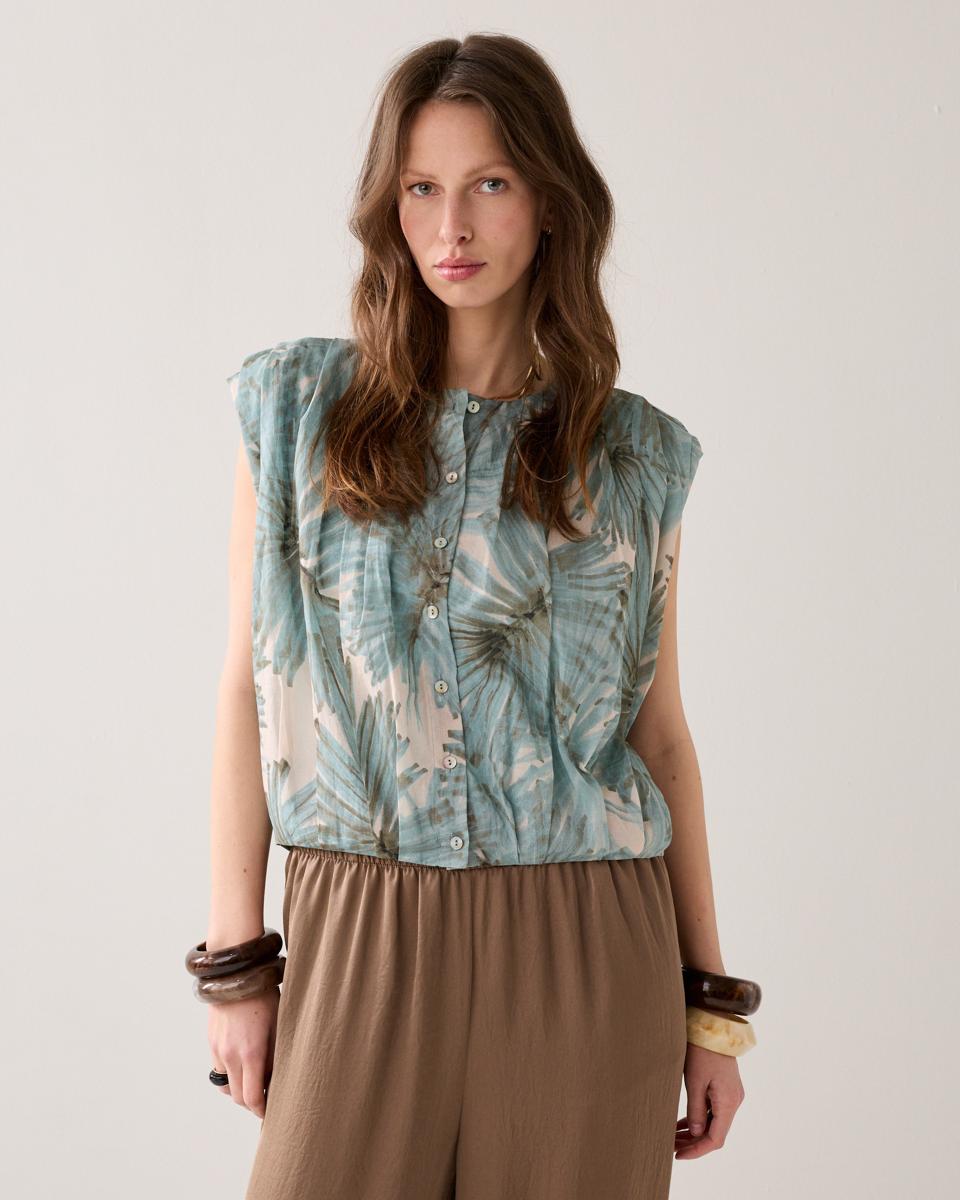 Summum Blouse 2s3494-12450 Blauw 1