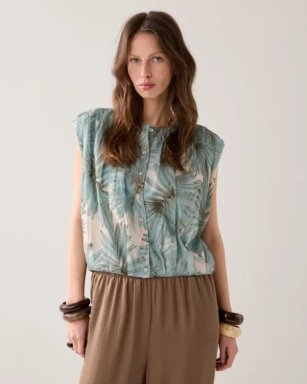 Summum Blouse 2s3494-12450 Blauw 1