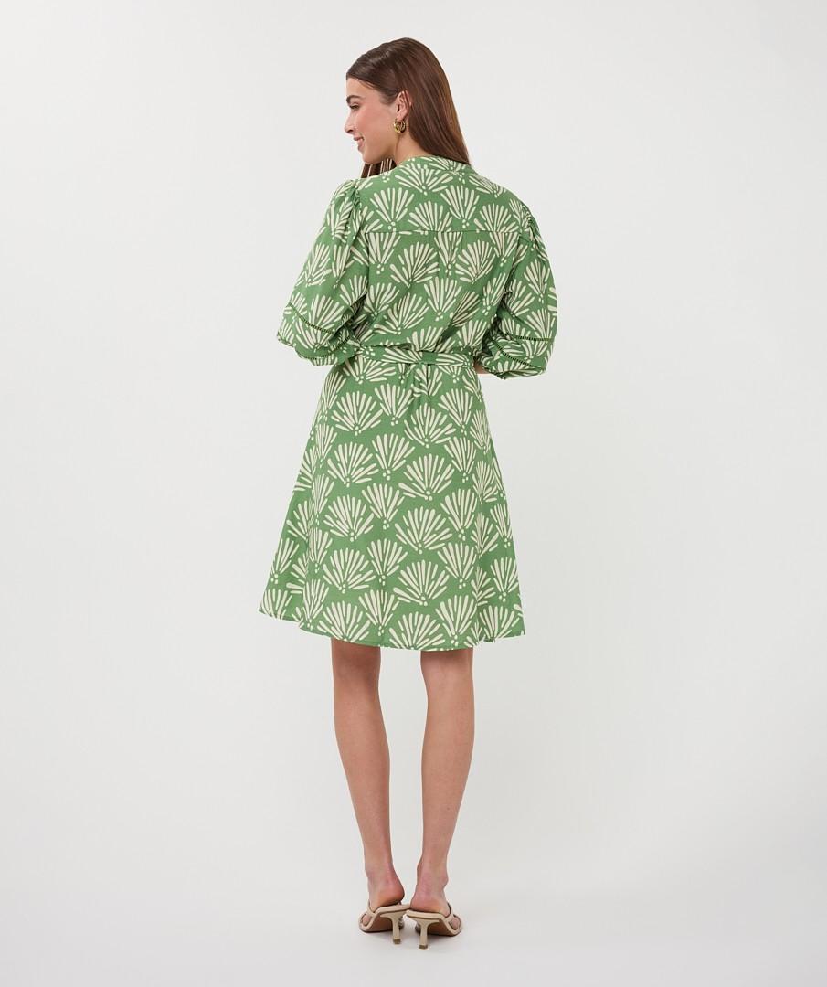 EsQualo Jurk HS26.14210 Groen 6