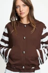 POM Amsterdam Gilet SP9711 Bruin 4