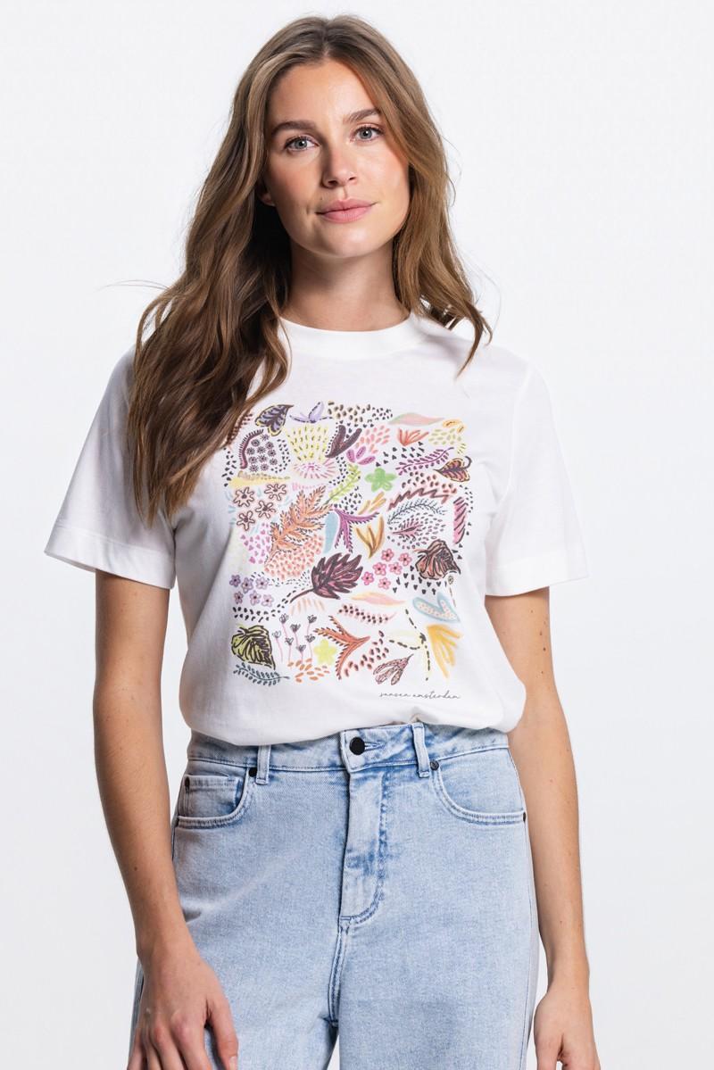 Jansen Amsterdam T-Shirt Valeska Wit 1