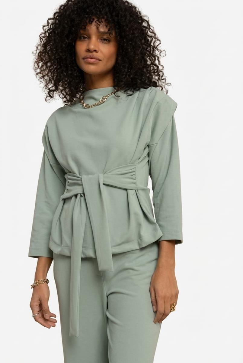 Studio Anneloes Blouse Hailey Groen 1