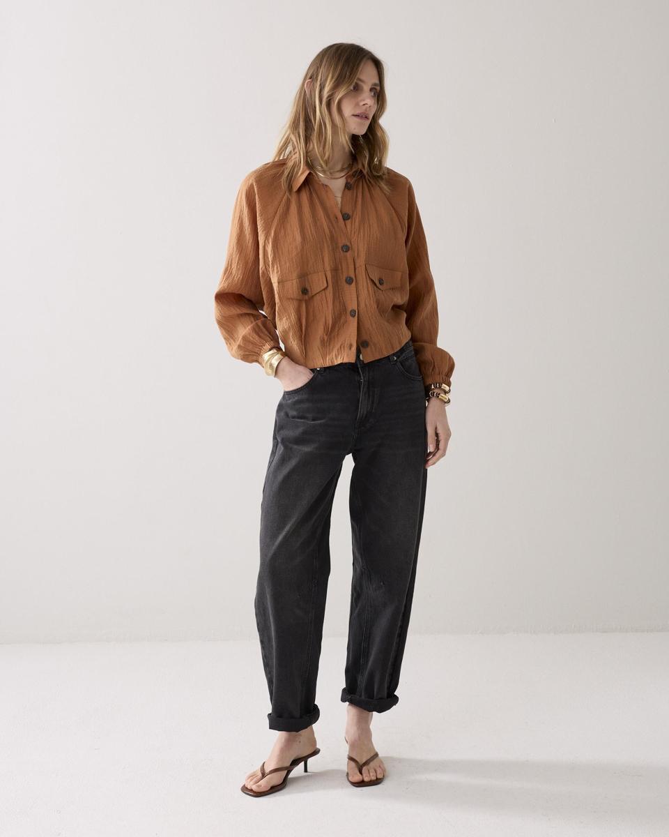 Summum Blouse 2s3454-12373 Bruin 4