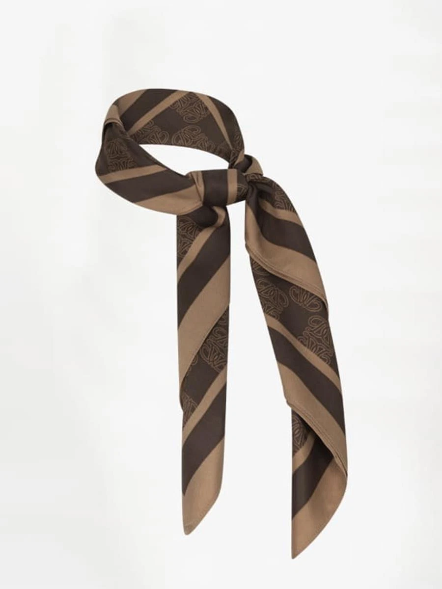 Dante6 Sjaal Monogram Bruin 2
