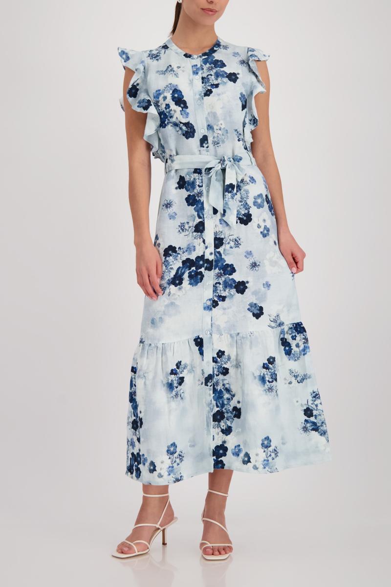 Monari Jurk 410778 Blauw 3