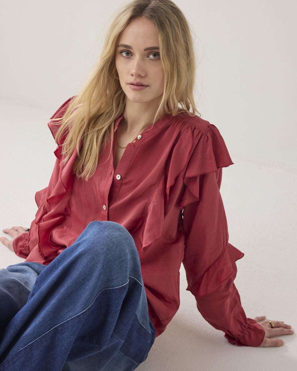 Summum Blouse 2s3431-12370 Rood 1