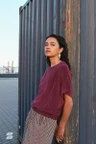 By-Bar T-Shirt Nuki Slub Rood 5