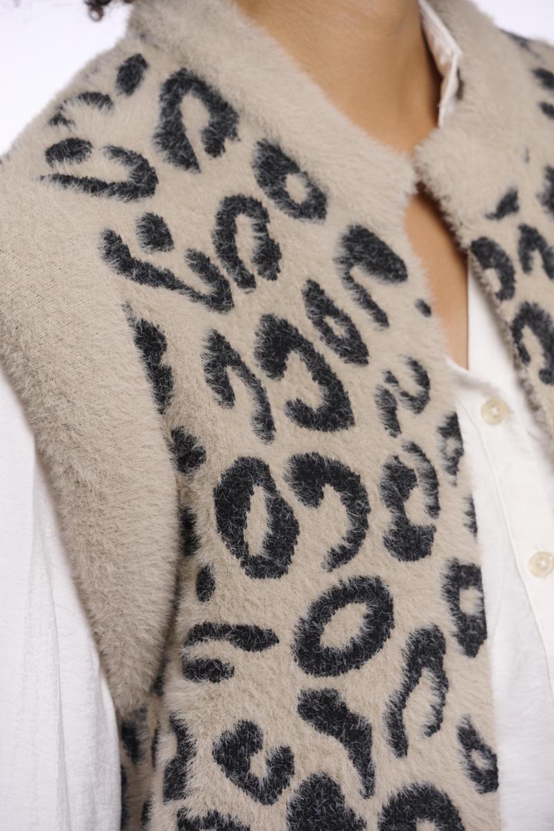 Rino & Pelle Gilet Elona Beige 4