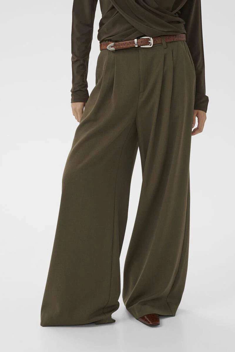 Gestuz Pantalon Stacy Groen 1