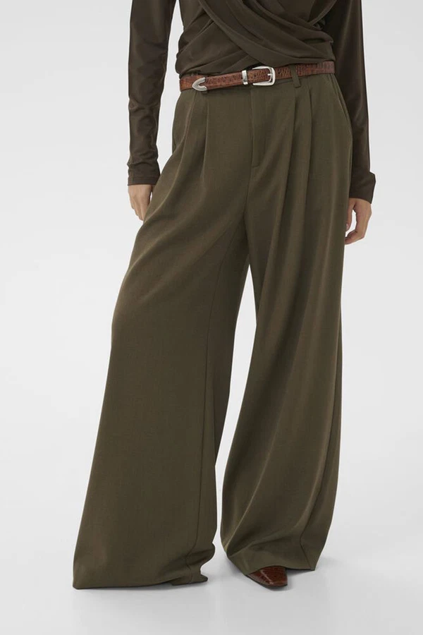 Gestuz Pantalon Stacy Groen 1