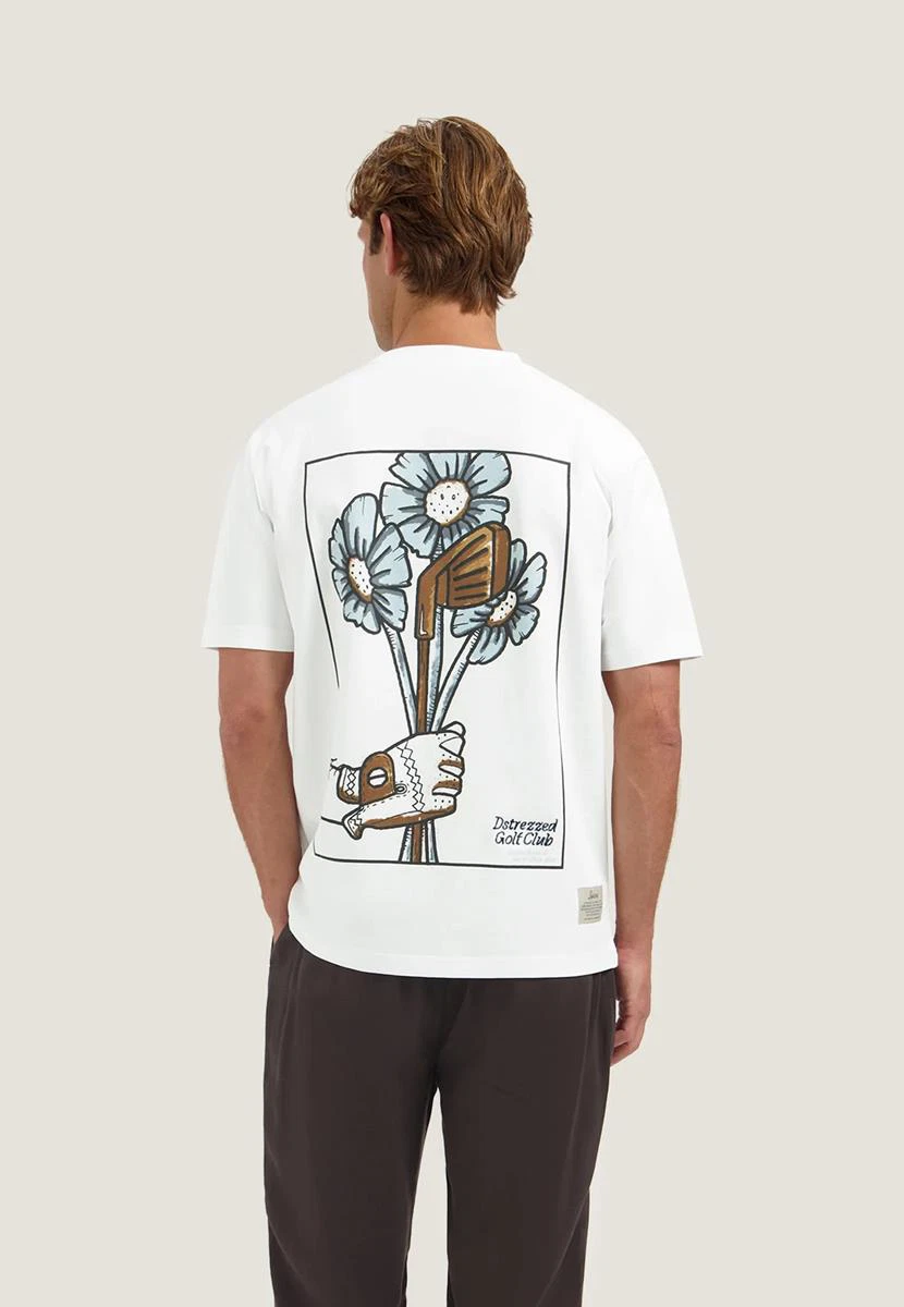 Dstrezzed T-Shirt Collin Artwork Wit 2