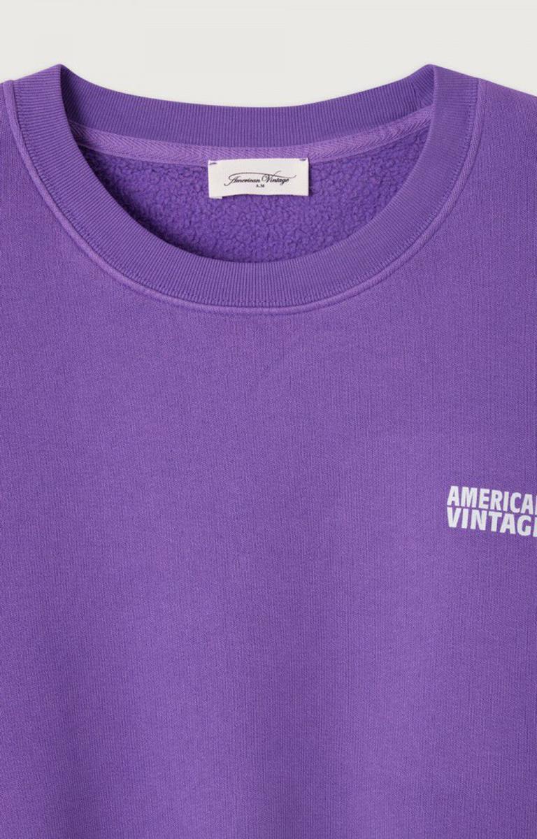 American Vintage Sweater Izubird Paars 2