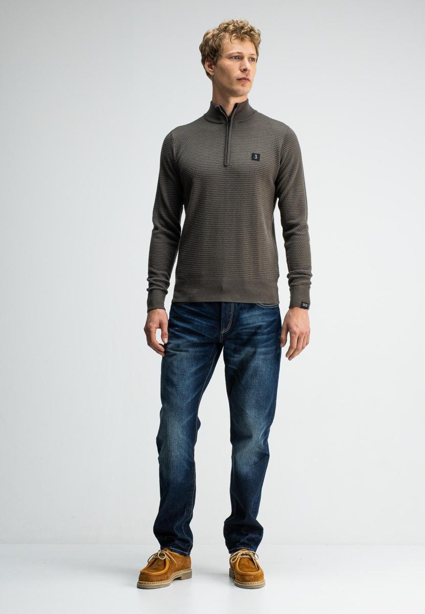 Butcher of Blue Trui M2526003 Bruin 5