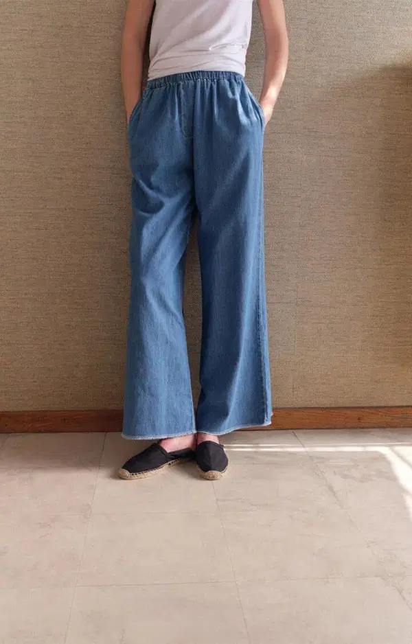 American Vintage Pantalon Izeway Blauw 1