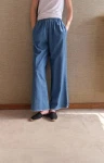 American Vintage Pantalon Izeway Blauw 1