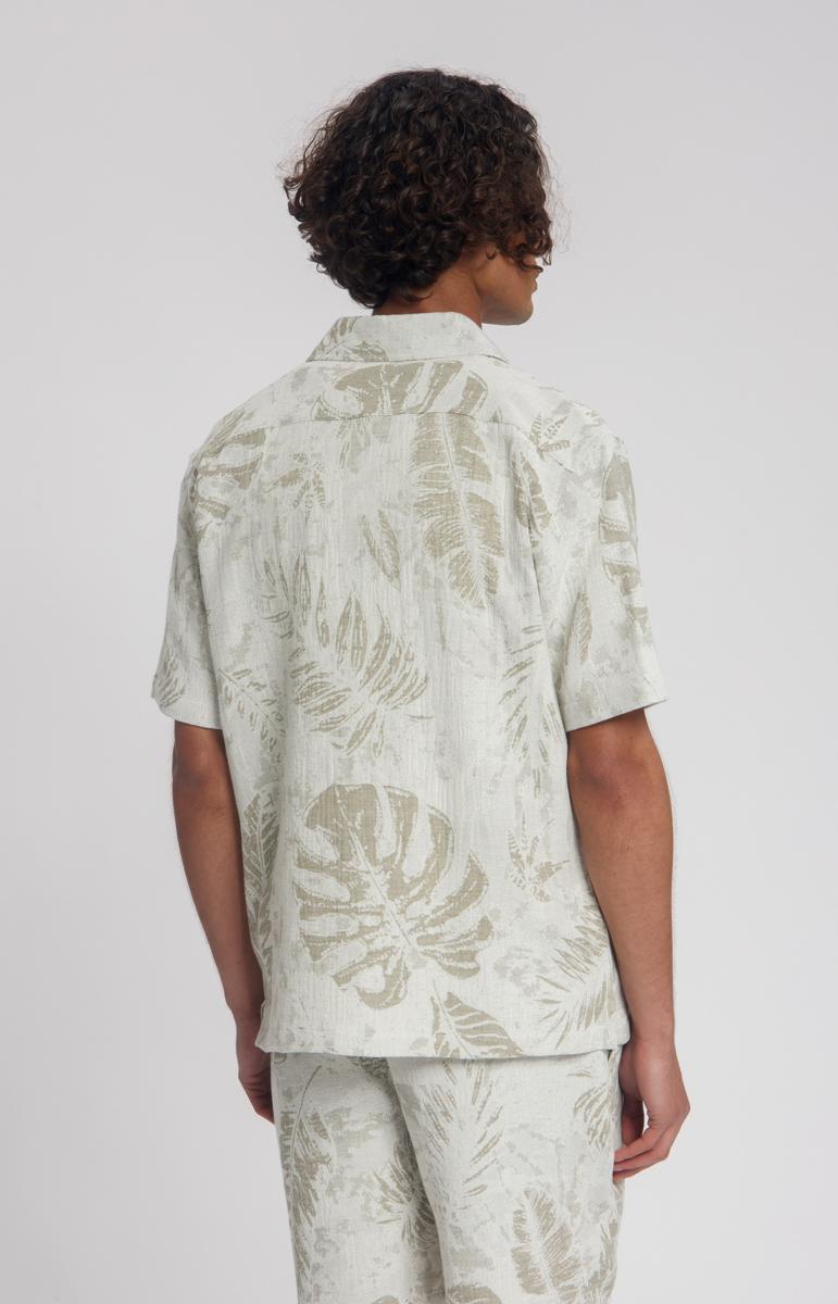 Law of the Sea Overhemd Thalassa Jacquard Groen 3