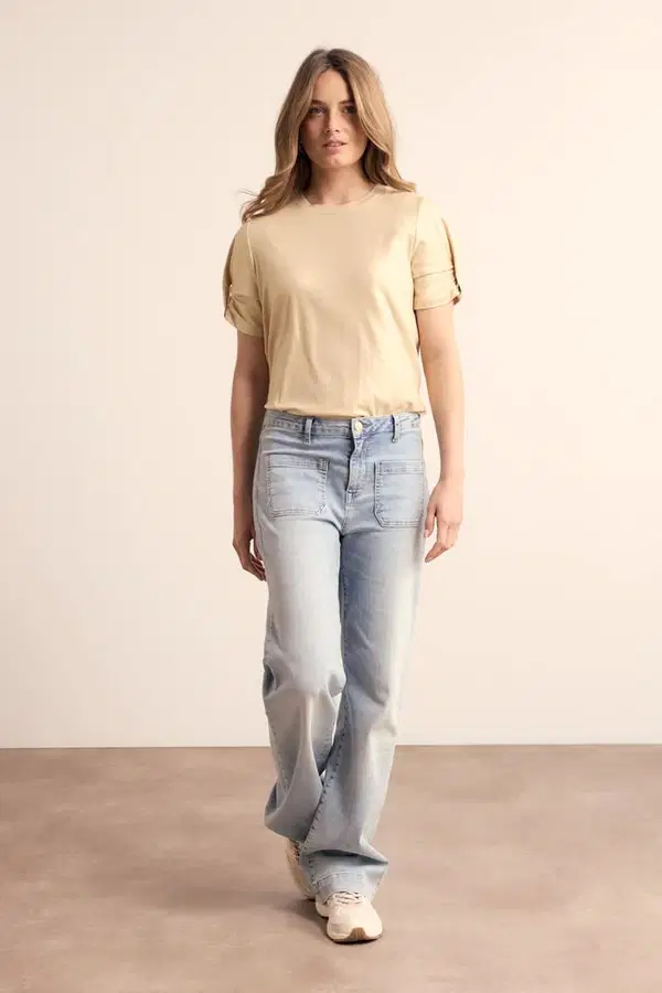 Tramontana T-Shirt D02-19-401 Beige 1