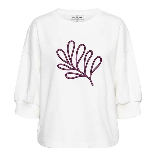 &Co Woman Trui SW136 Off-White 1