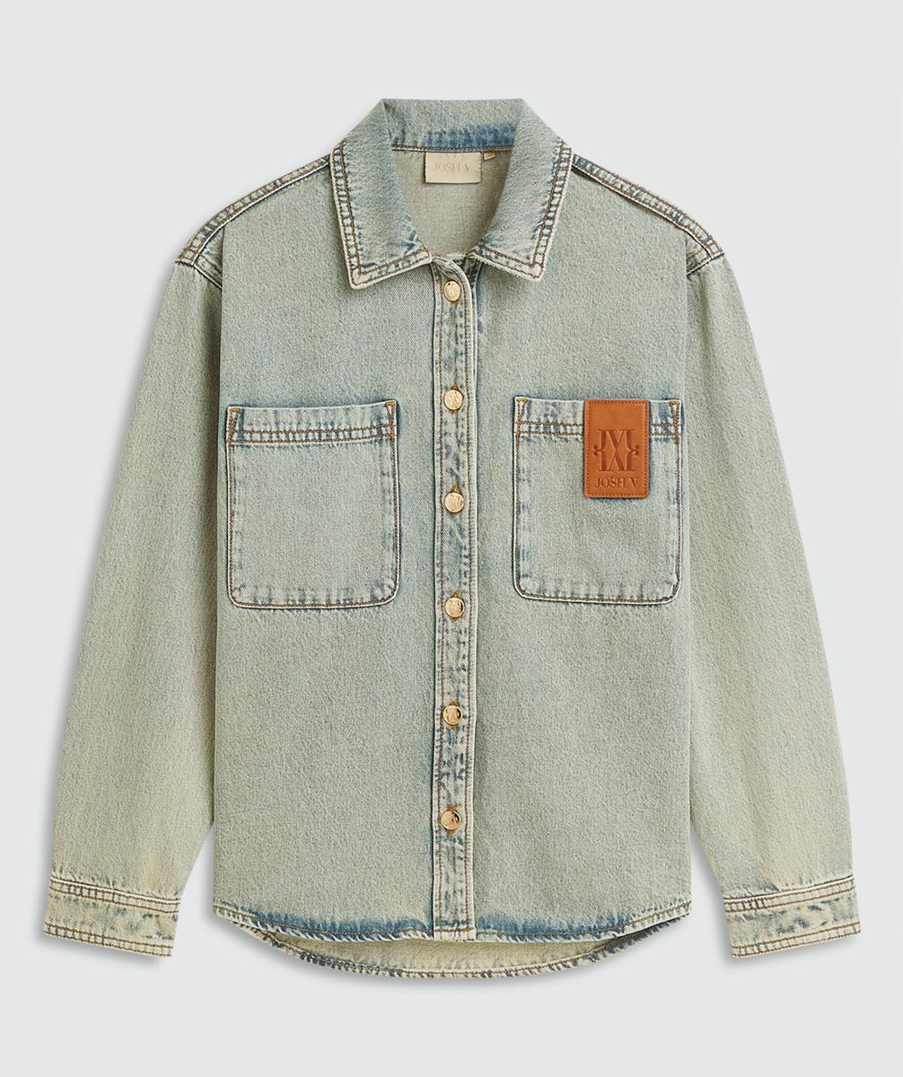 Josh V Blouse Mylessa Blauw 1