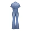 Geisha Jumpsuit 61047-10 Blauw 4