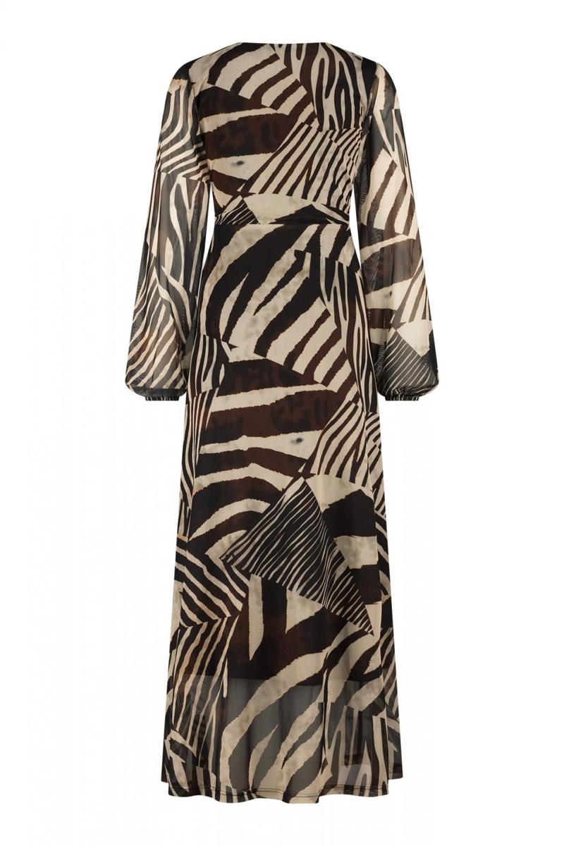 Label DOT Jurk 2523000 Bruin 3