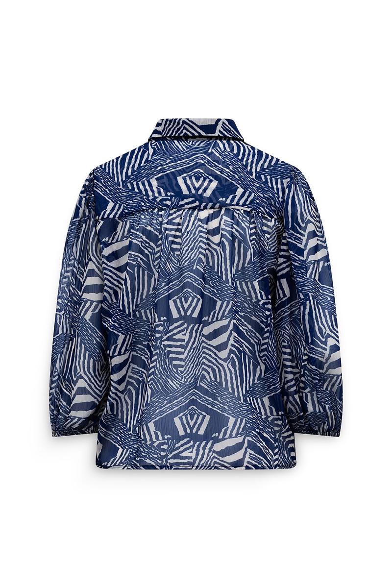 Label DOT Blouse Alexis Blauw 3