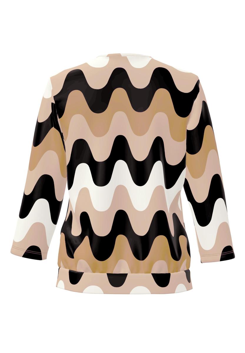 Frank Walder Blouse NOS725423 Bruin 2