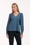 Studio Anneloes Blouse Les Denim Blauw 4