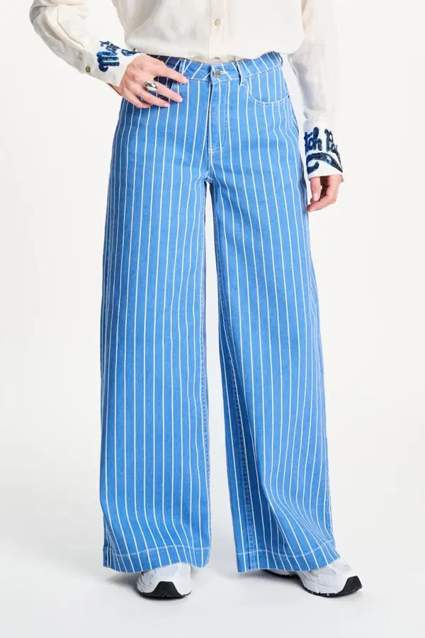POM Amsterdam Jeans SP9519 Blauw 1