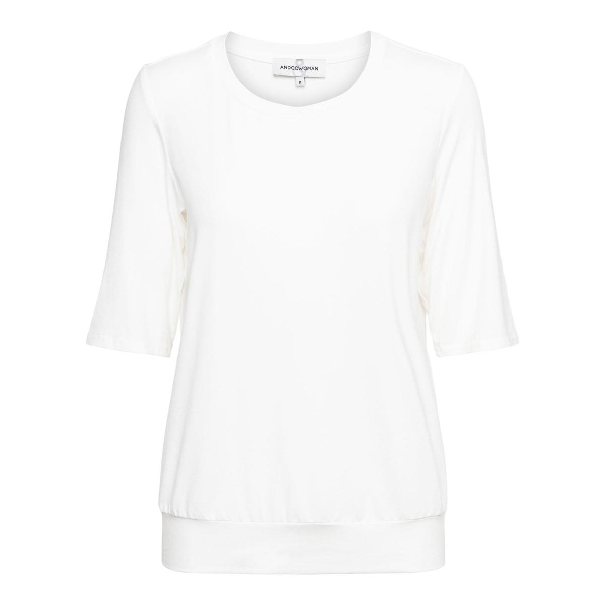 &Co Woman T-shirt Lucille Wit 1