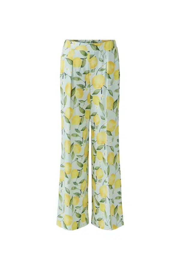 Oui Pantalon 0097593 Geel  1