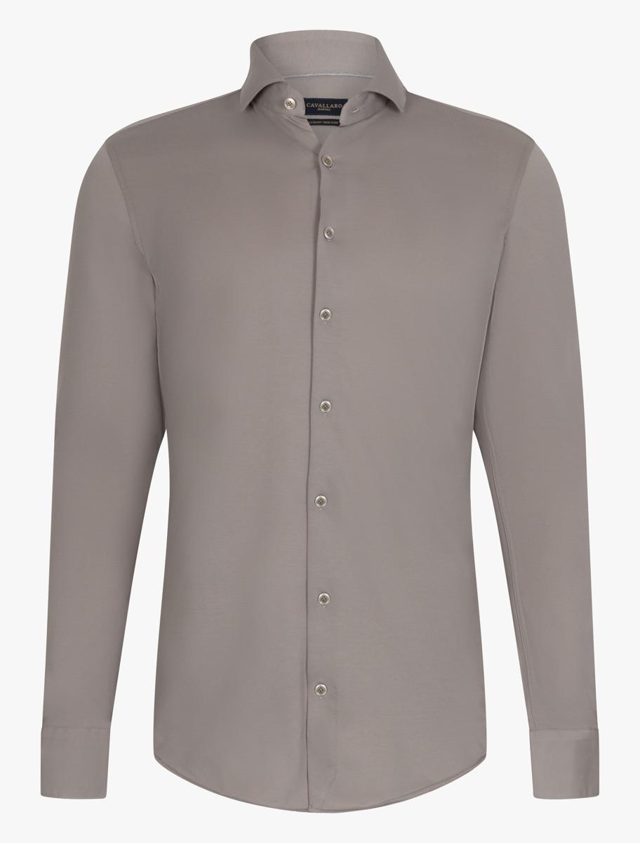 Cavallaro Overhemd Compattio Taupe 1