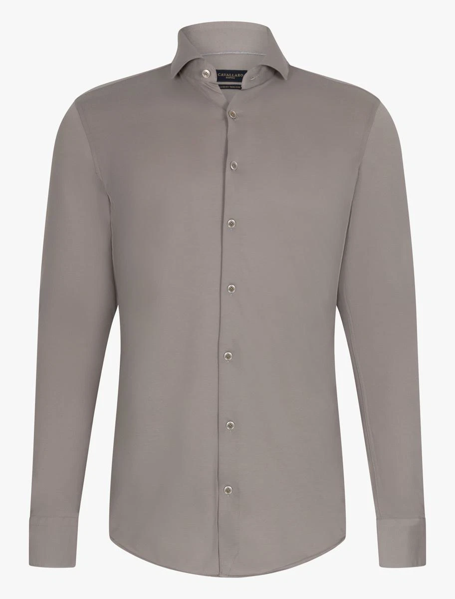 Cavallaro Overhemd Compattio Taupe 1