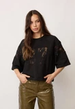 Co'Couture T-Shirt Ely Zwart 1