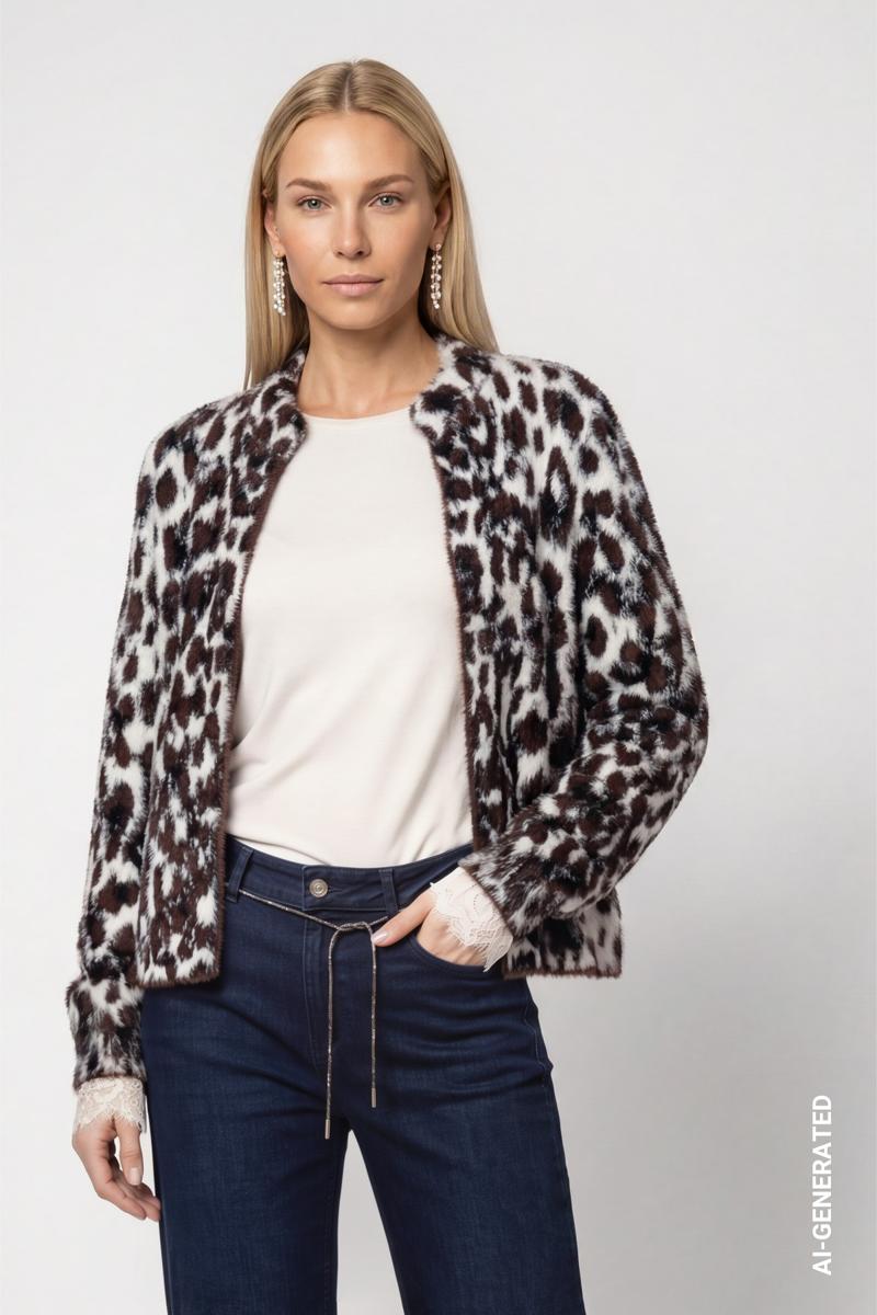 Monari Vest 810567 Bruin 1