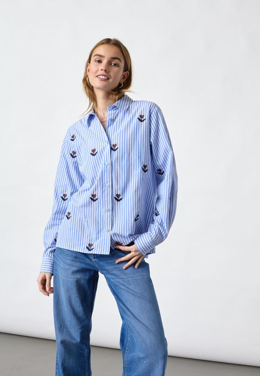Sisters Point Blouse Ibisa-Sh4 Blauw 1