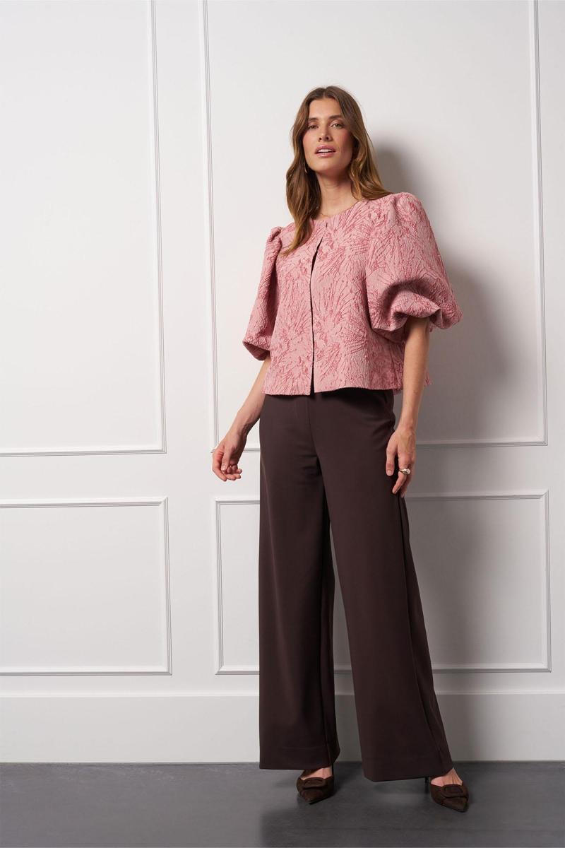 Studio Anneloes Blouse Hanne Jacquard Roze 5