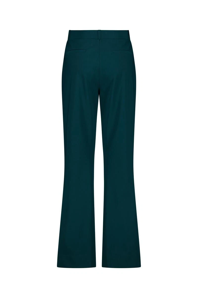 Studio Anneloes Pantalon Flair bonded trou Groen 2