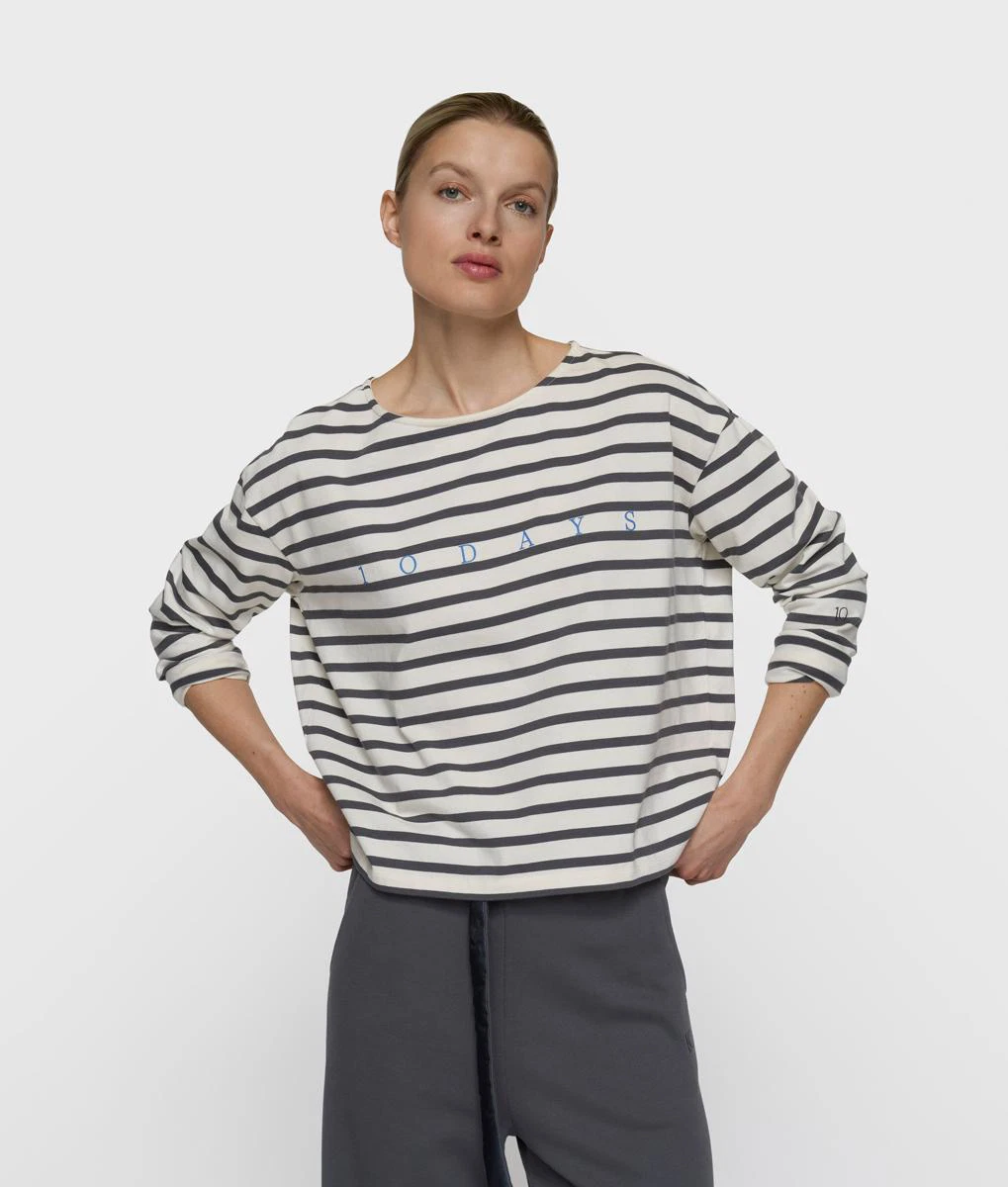 10DAYS Sweater 20-775-6203 Grijs 1