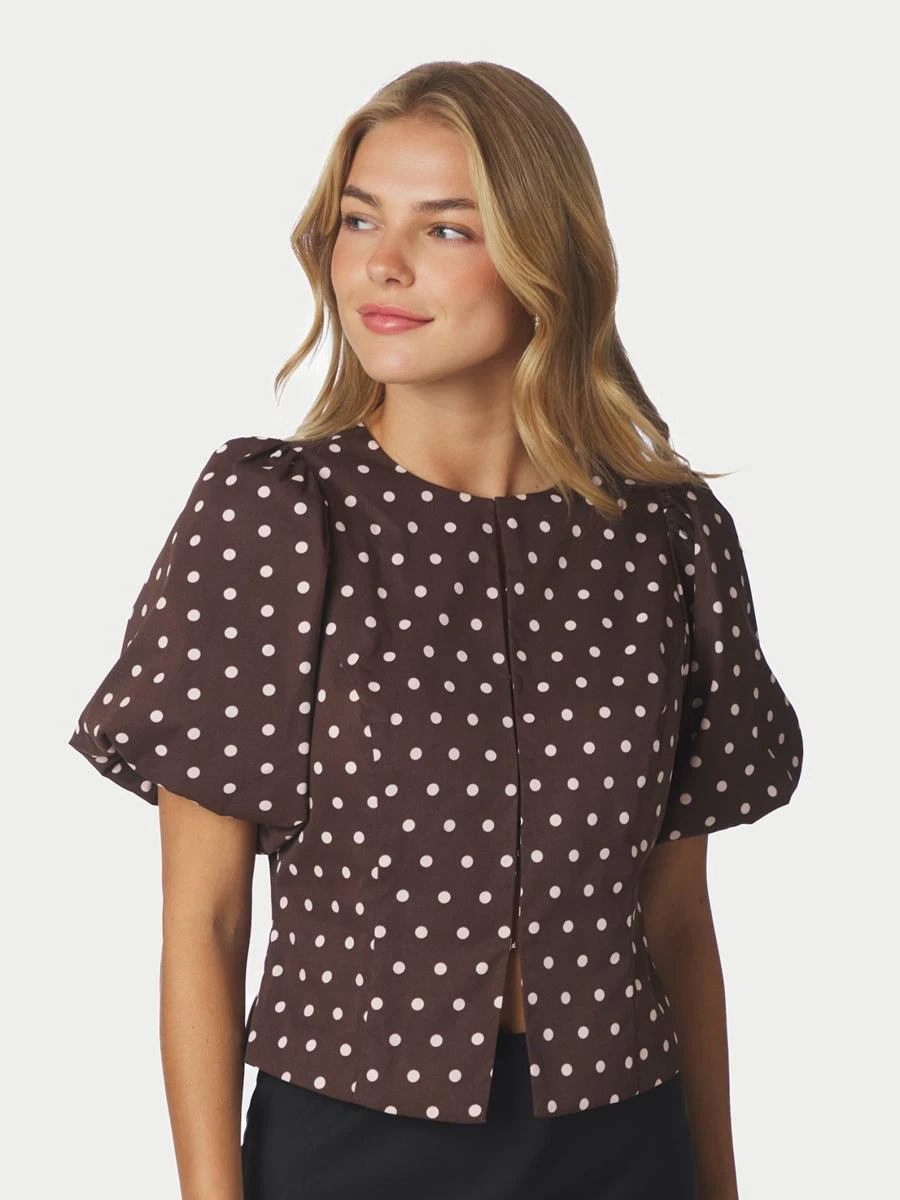Neo Noir Blouse Anela Bruin 1