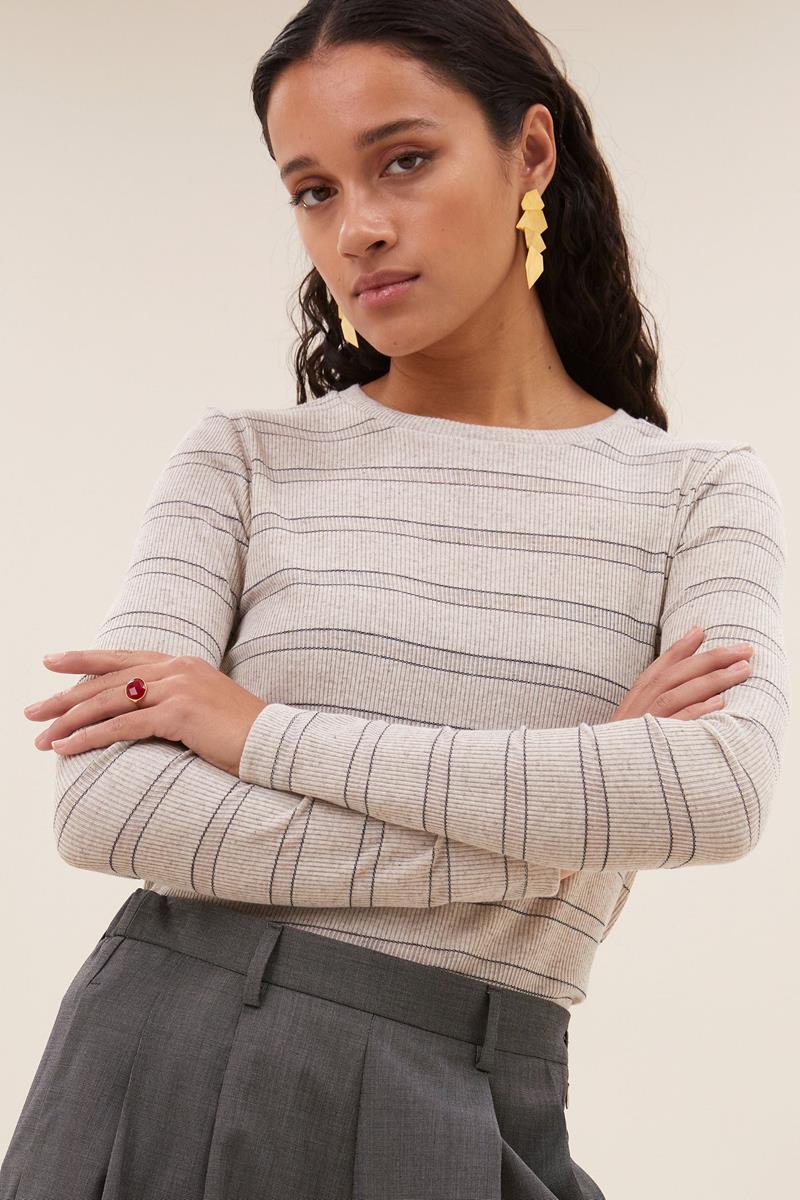 By-Bar Longsleeve Basic Pearl Off-White 1